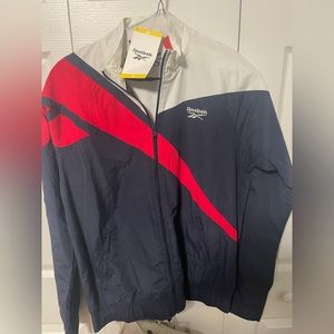 Reebok Windbreaker, Size Medium, New With Tags